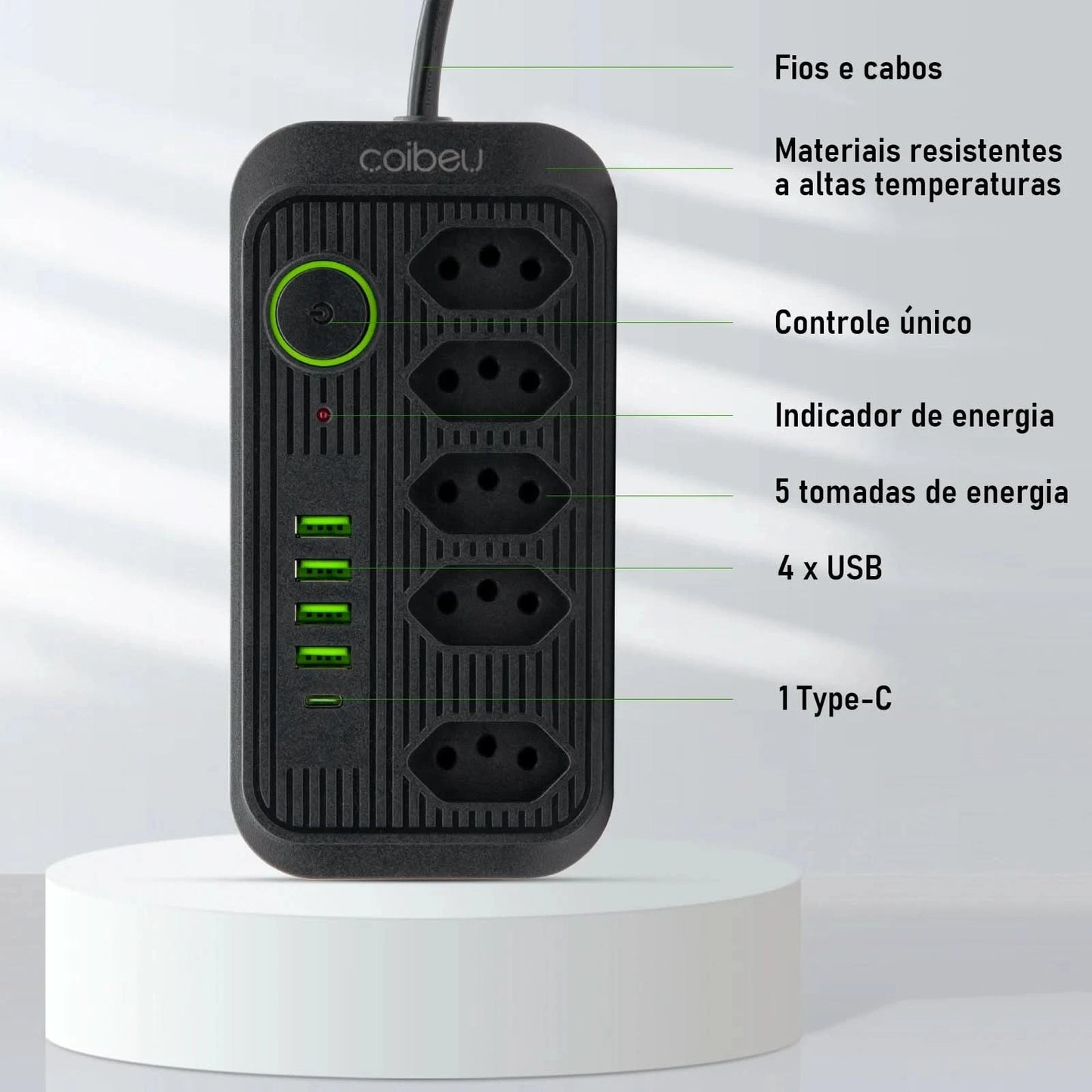 Extension Socket, Power Extension, USB Socket, Socket Line Filter, Regua Power Sockets, Electric Extension, 110-220V,10A