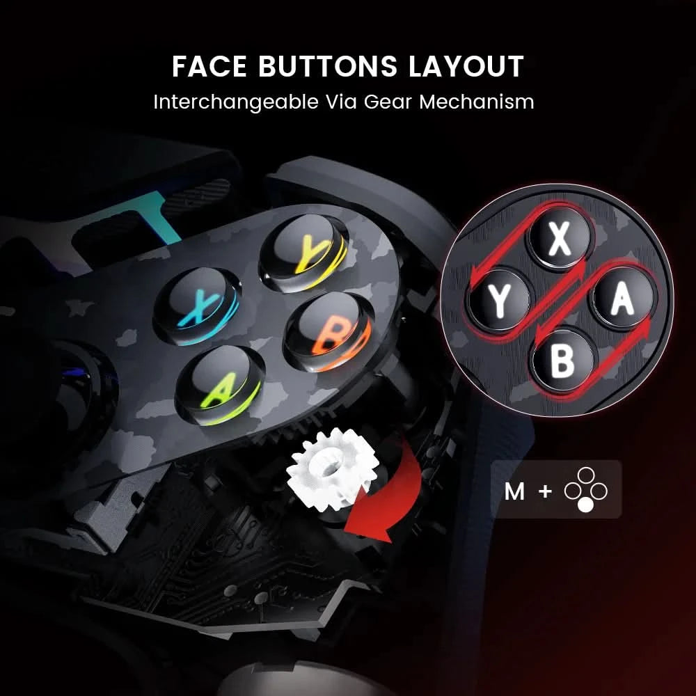 GameSir Tarantula Pro Switch 2 controller wireless gamepad with 9 mappable buttons 6-axis gyroscope Hall Effect triggers and NFC