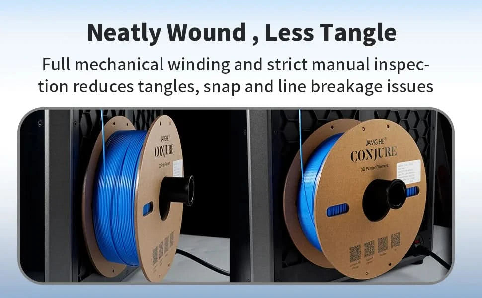 Conjure Filament PLA+ 1.75mm Dimensional Accuracy Low Shrinkage For 3D Printers