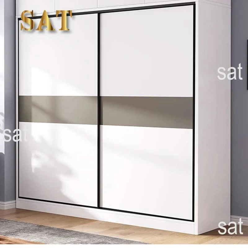 ZEco White Design Wardrobes Organizer Sliding New Bedroom Closet Wardrobe Cabinets Storage Shelf Armoires De Chambre FurnitureZ