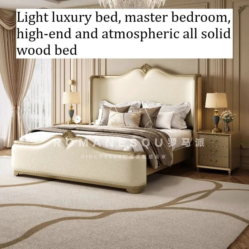 180x200cm Frame Double Bed Full Size Headboard Luxury Marriage Double Bed Queen Base Modern Clearance Adult Bedroom Furnitures