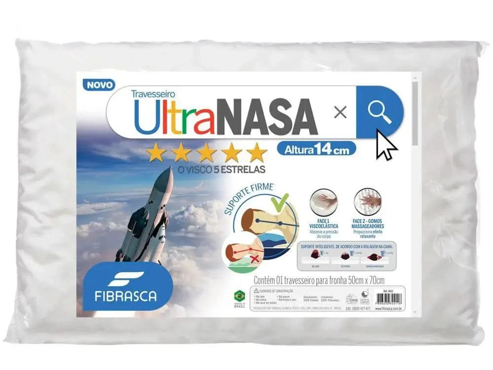 Nasa Fibrasca Viscoelastic Head Pillow-Ultra Double Sided