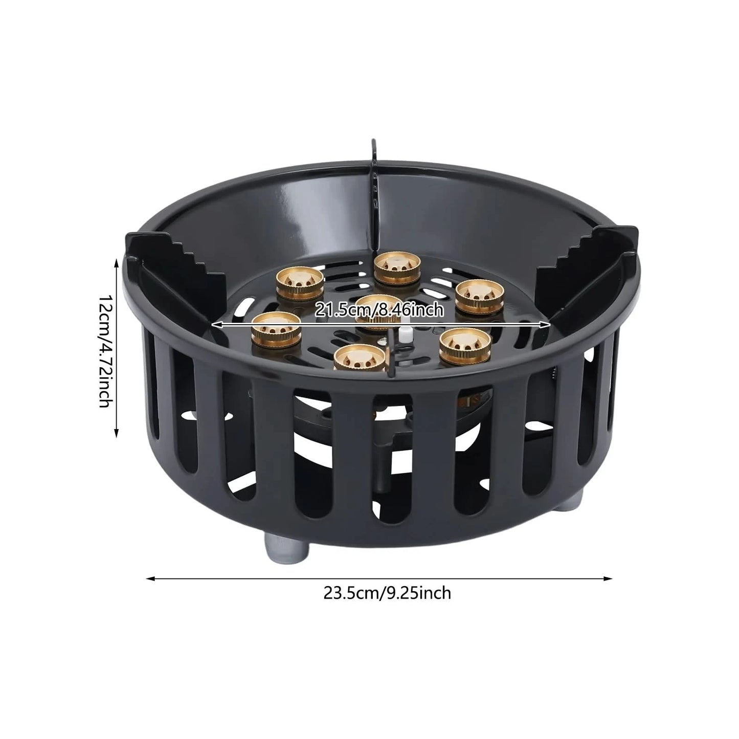 21000W Portable Butane Camping Stove outdoor burner with 2 Adapters Gas Stove propane portable stove for Outdoor Frying Boiling