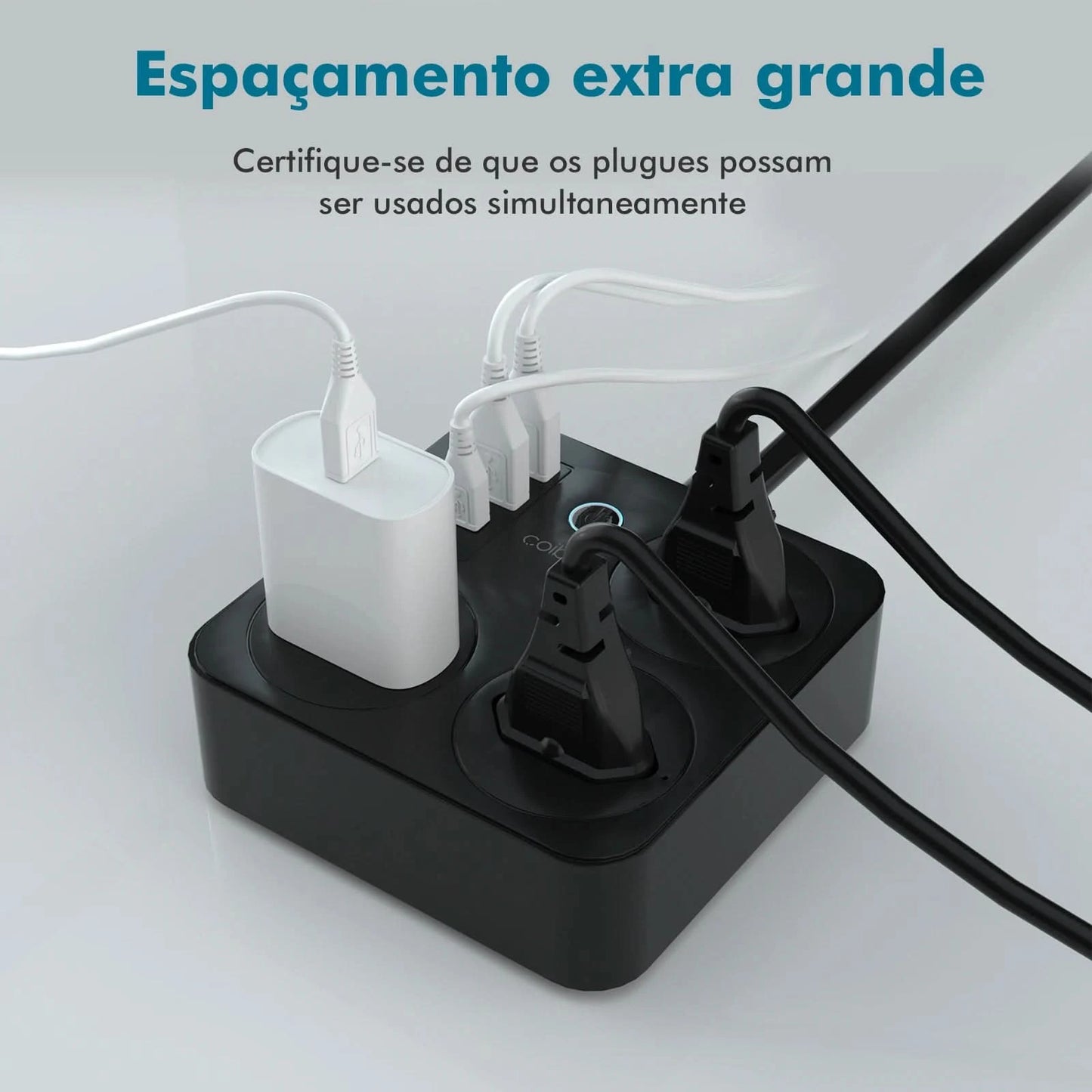 Smart Switch mit Steckdose, brasilianischer Netzfilter, Smart Plug, USB-Steckdose, Smart Switch, Smart Socket