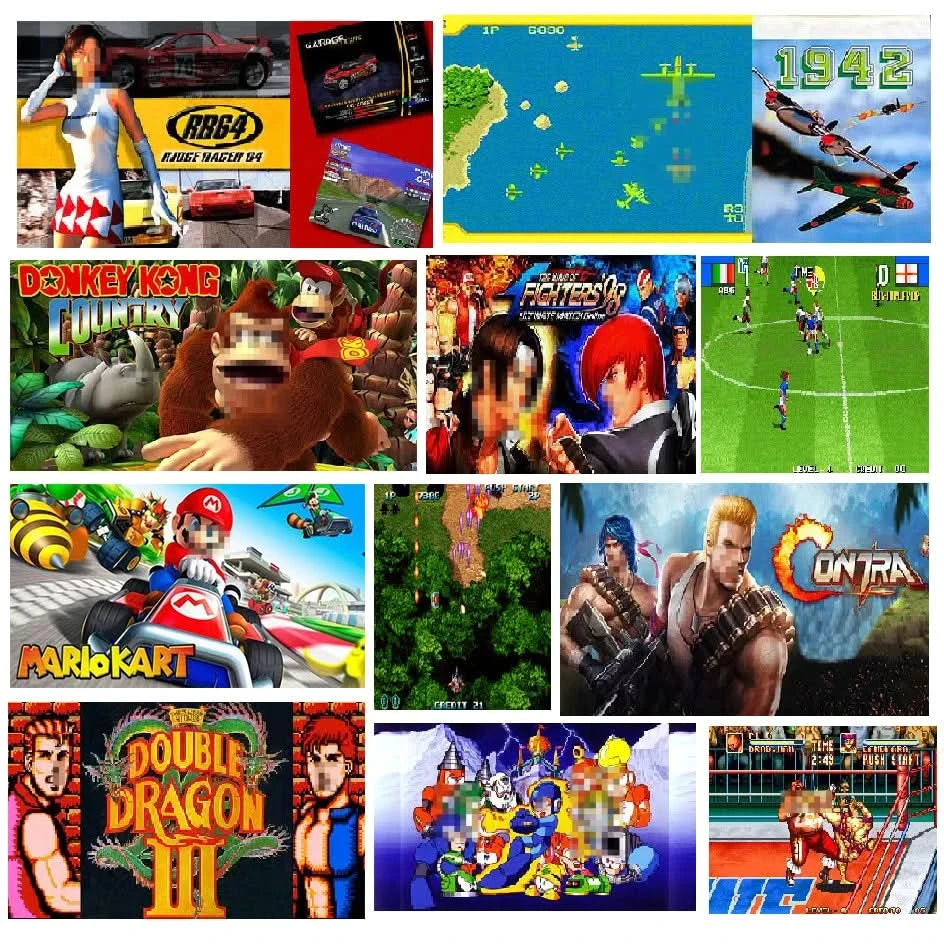 HOT 512GB TF Card Preloaded Games for ANBERNIC RG353V RG353VS Bag Card for 512G 256G 128G 64G Retro Handheld Game