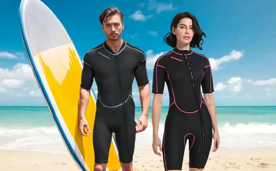 Scuba wetsuit 1.5MM-3MM One-piece neoprene Men Women Full Body Wetsuit Sunscreen White Warm Swimsuit Swimming Surfing Snorkeling