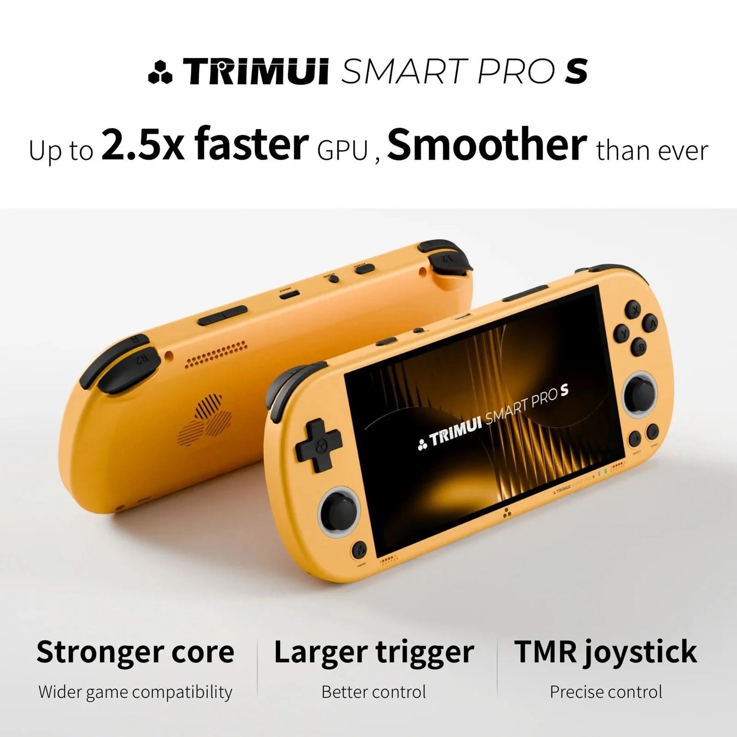 Trimui Smart Pro S Retro Handheld Game Console 4.96'' IPS Screen Linux System Joystick RGB Lighting Video Game Smartpros Gifts