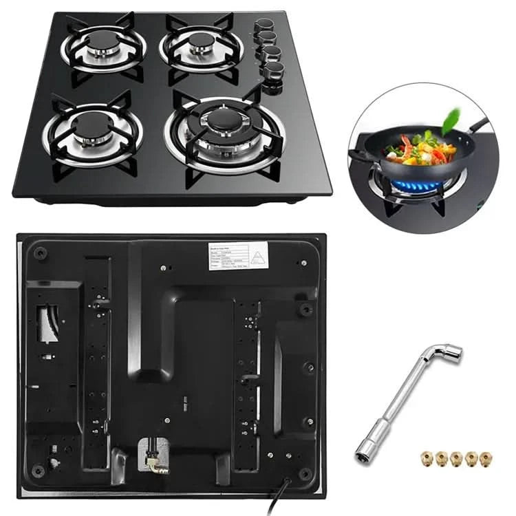 The Gas Stove Has A Ceramic Glass Built-in High-efficiency Burner, And The Stainless Steel Gas Stove Manufacturers