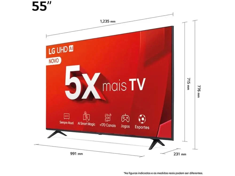SMART TV 4K 55 LG UHD 5