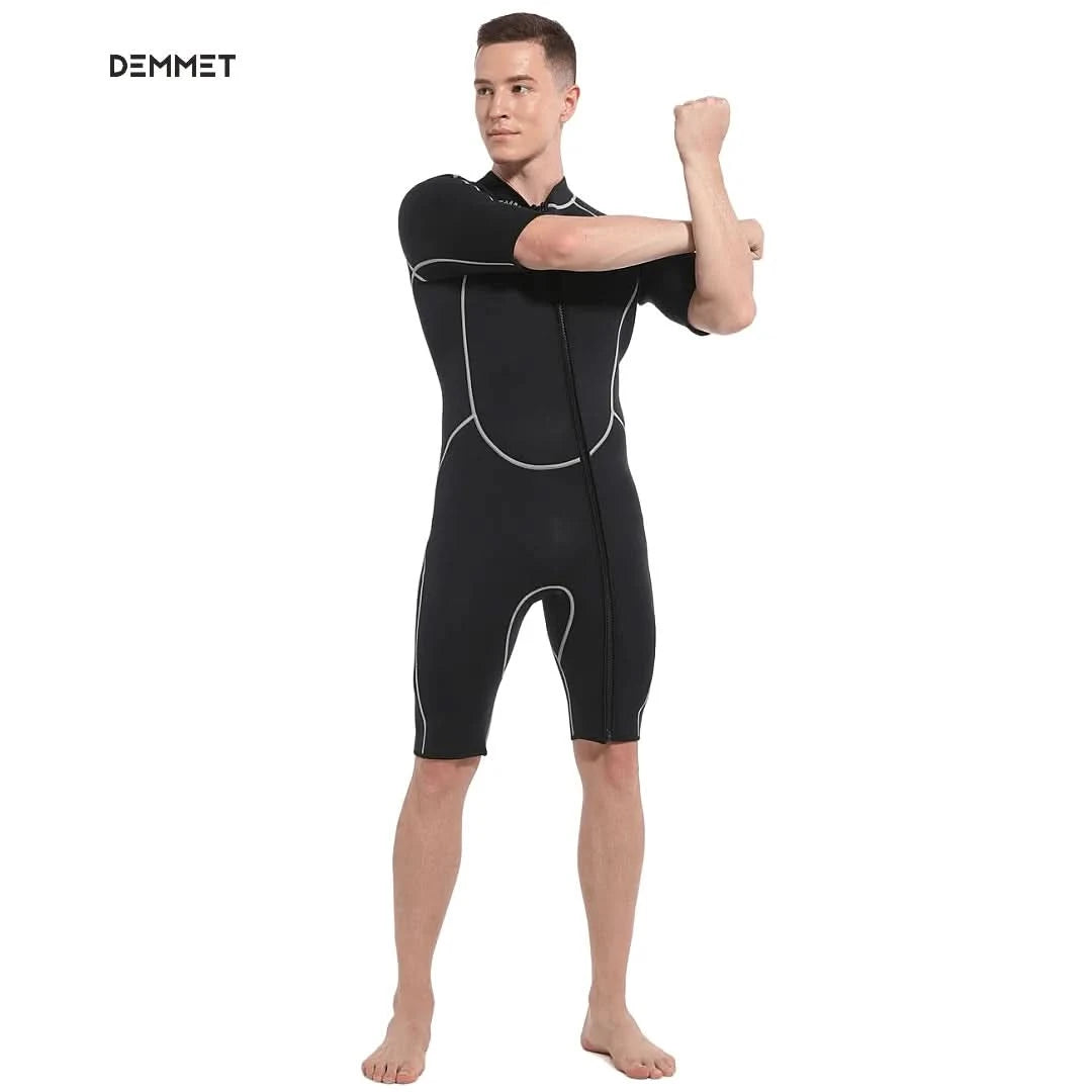 Scuba wetsuit 1.5MM-3MM One-piece neoprene Men Women Full Body Wetsuit Sunscreen White Warm Swimsuit Swimming Surfing Snorkeling