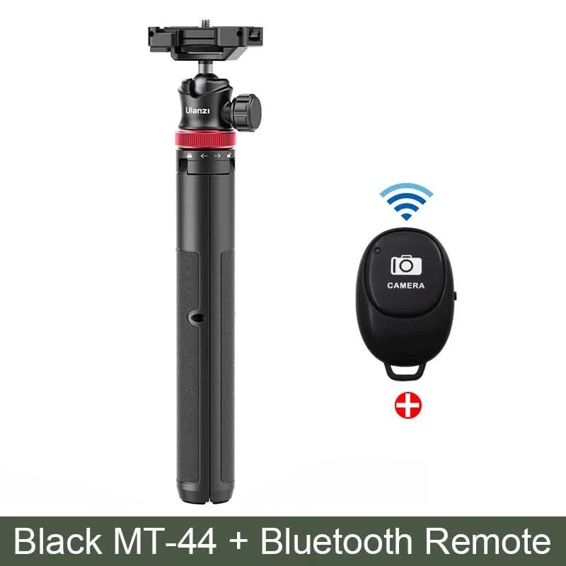 Ulanzi MT-44 Extendable Vlog Livebroadcast Tripod Stand with Phone Mount Holder 42Inch for DSlR SLR Camera GoproSmartphone