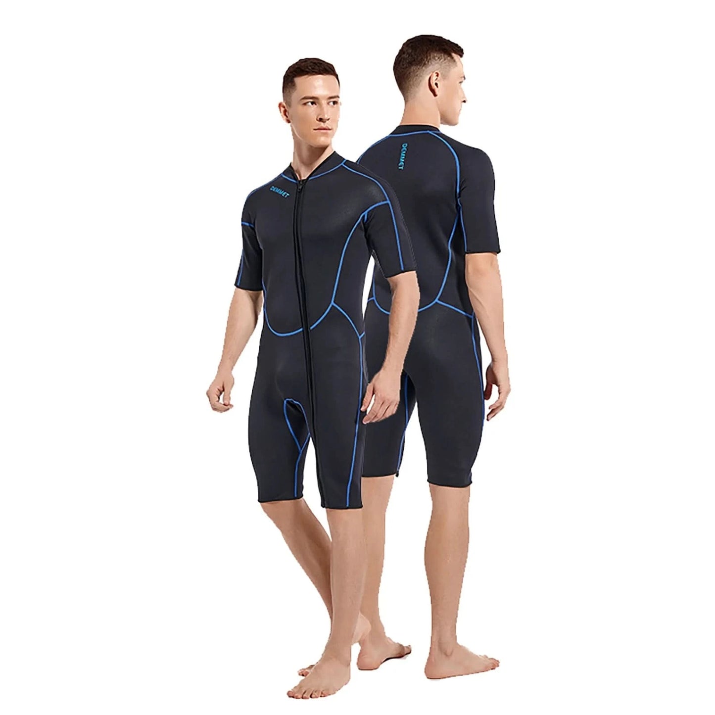 Scuba wetsuit 1.5MM-3MM One-piece neoprene Men Women Full Body Wetsuit Sunscreen White Warm Swimsuit Swimming Surfing Snorkeling