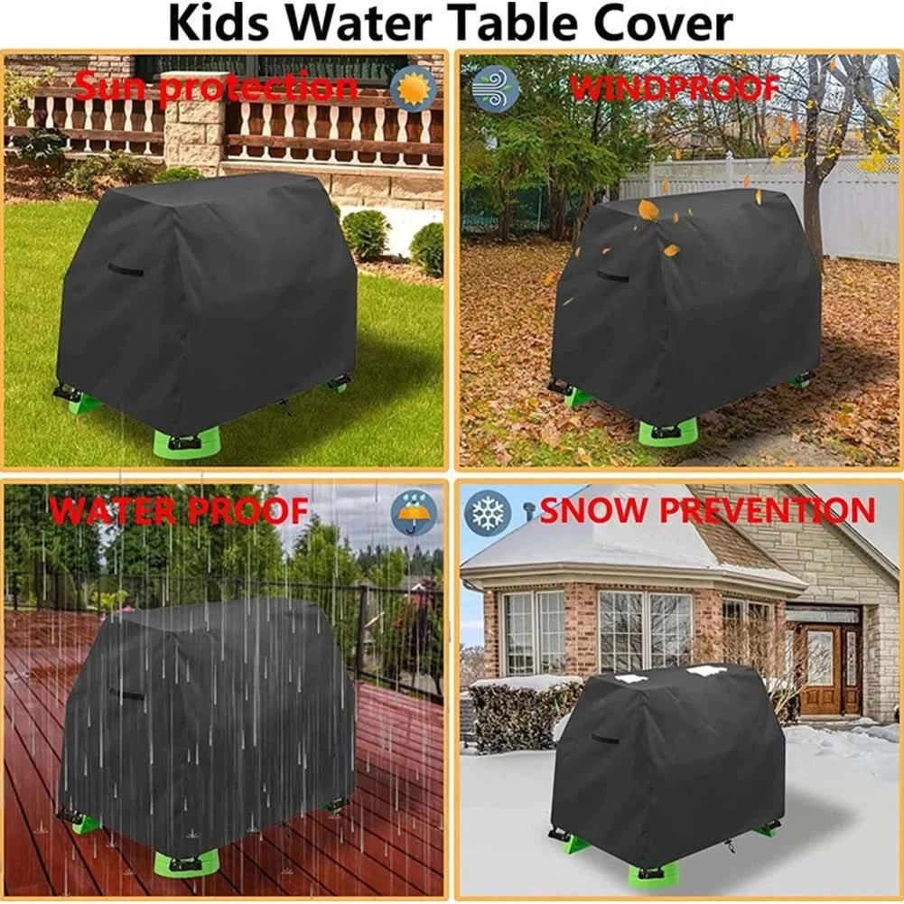 Kids Sand and Water Table Toys Covers Waterproof Outdoor Water Play Table Cover for Step2 Rain Showers Splash Pond Water Table