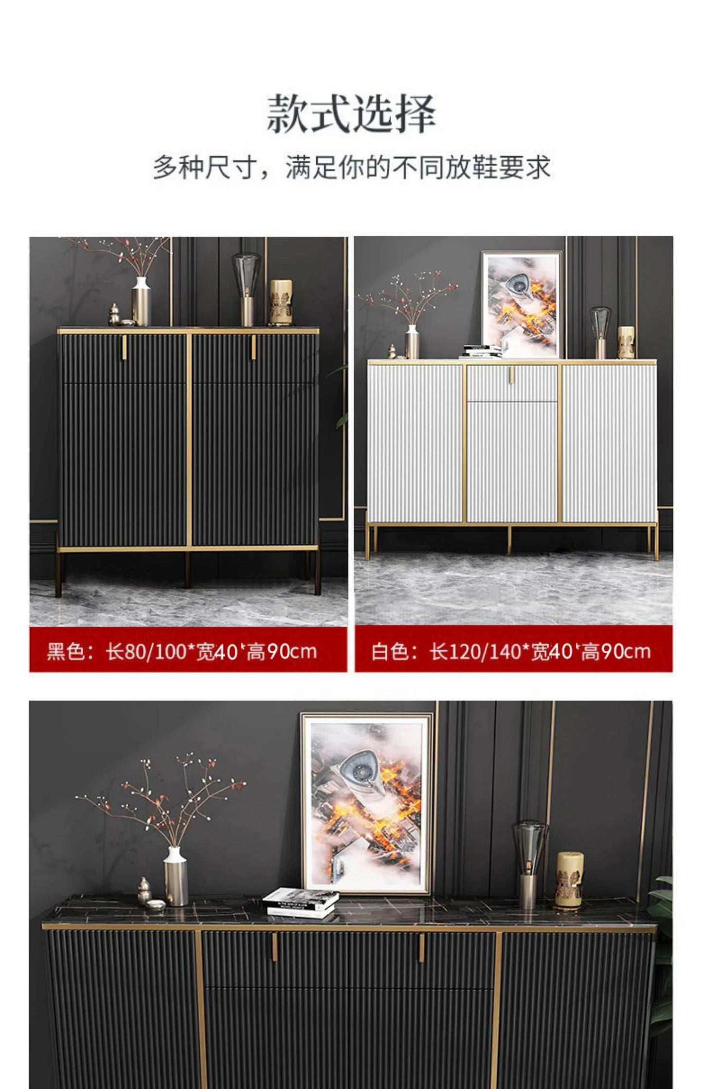Fashion Modern  Cabinets Living Room Storage Modern Open Space Saving Display Cabinet Trendy Big Vitrina Home Furniture