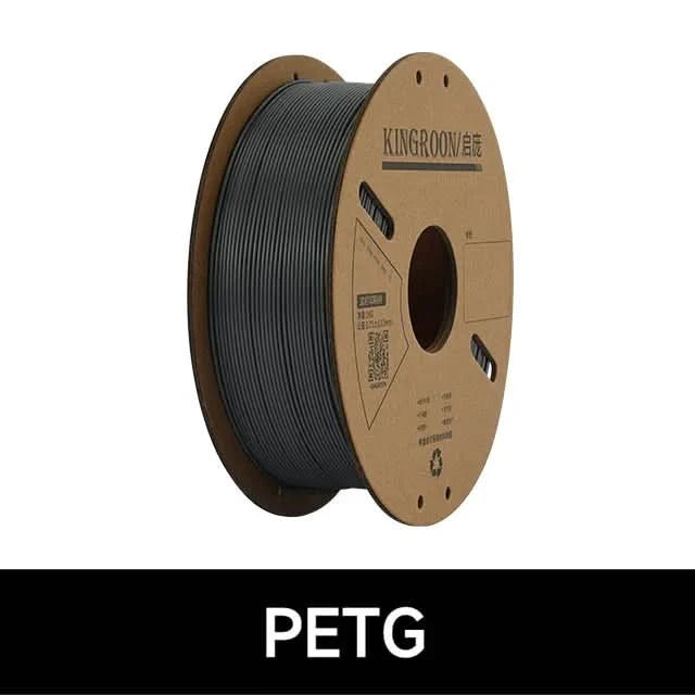 KINGROON Standard 1KG PLA PETG TPU ABS Filament 1.75mm +/- 0.03mm No bubbles 3D Printer Plastic, Random Spool