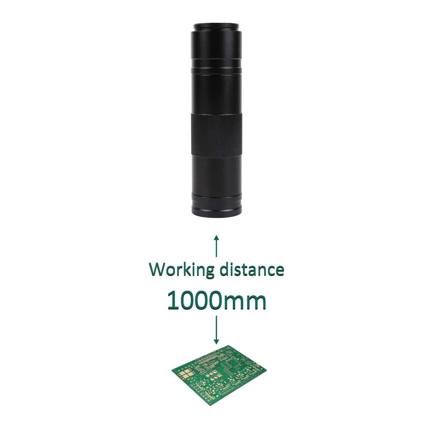 YIZHAN 4K UHD Electron Digital Microscope 1080P 60FPS Video Industrial Welding Camera 150X Lens Folding Stand for PCB Repair