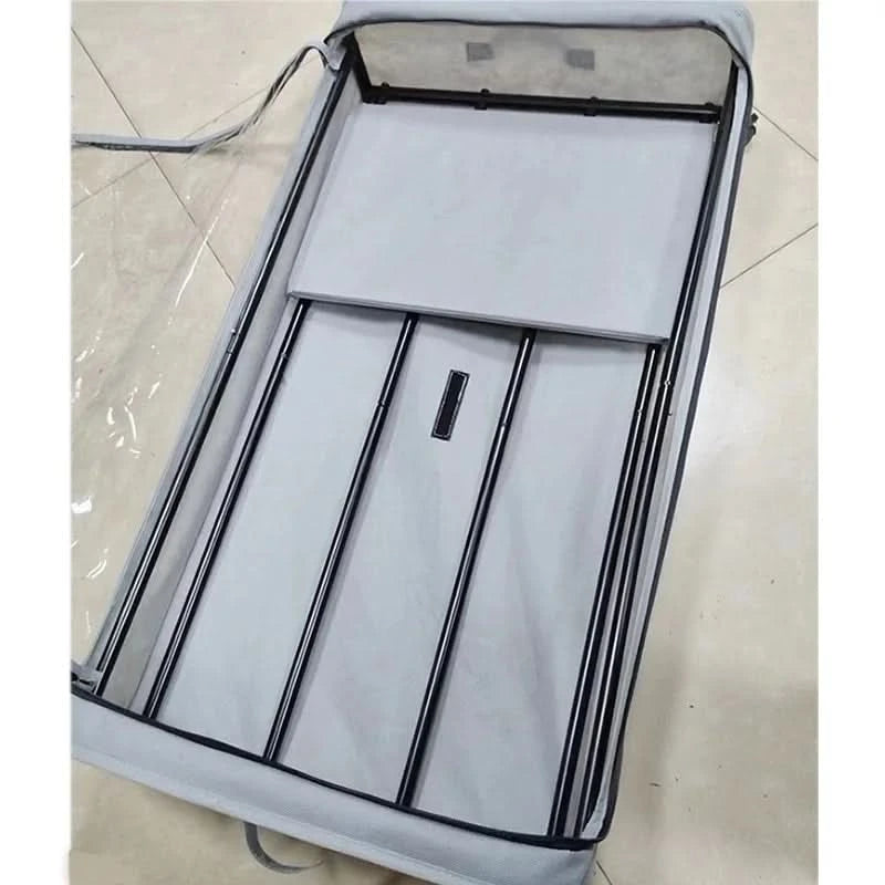 Bed Bottom Storage Box with Wheels Underbed Dust-Proof Organizer for Clothes Shoes Home Bedroom Simple Design Rolling Drawer