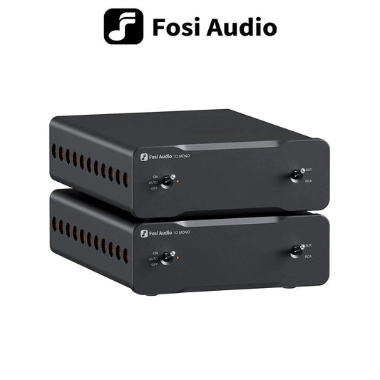 Fosi Audio V3 Mono Endstufe TPA3255 240W Subwoofer-Verstärker PFFB Class D Mini HIFI Amp für Zuhause