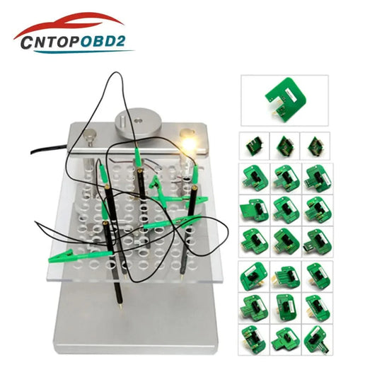 LED BDM FRAME Edelstahl mit 4 Taststiften 22-teilige BDM-Adapter für KTAG/KESS/Fgtech ECU Chip Tuning Programmiergerät