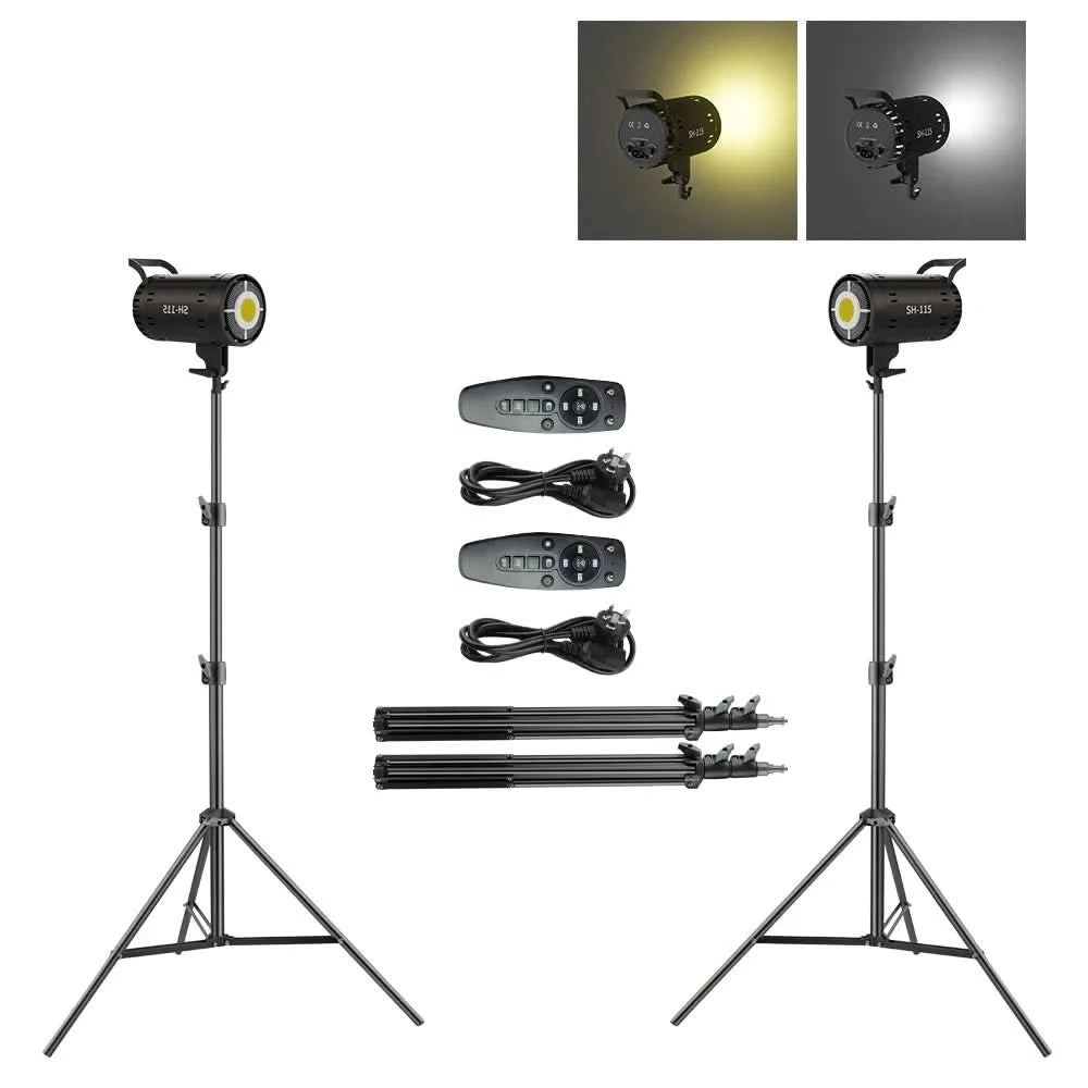 135W Photography LED Video Light  Daylight-Balanced Sun Lamp for Portrait Flash Studio Accessories Youtube Live