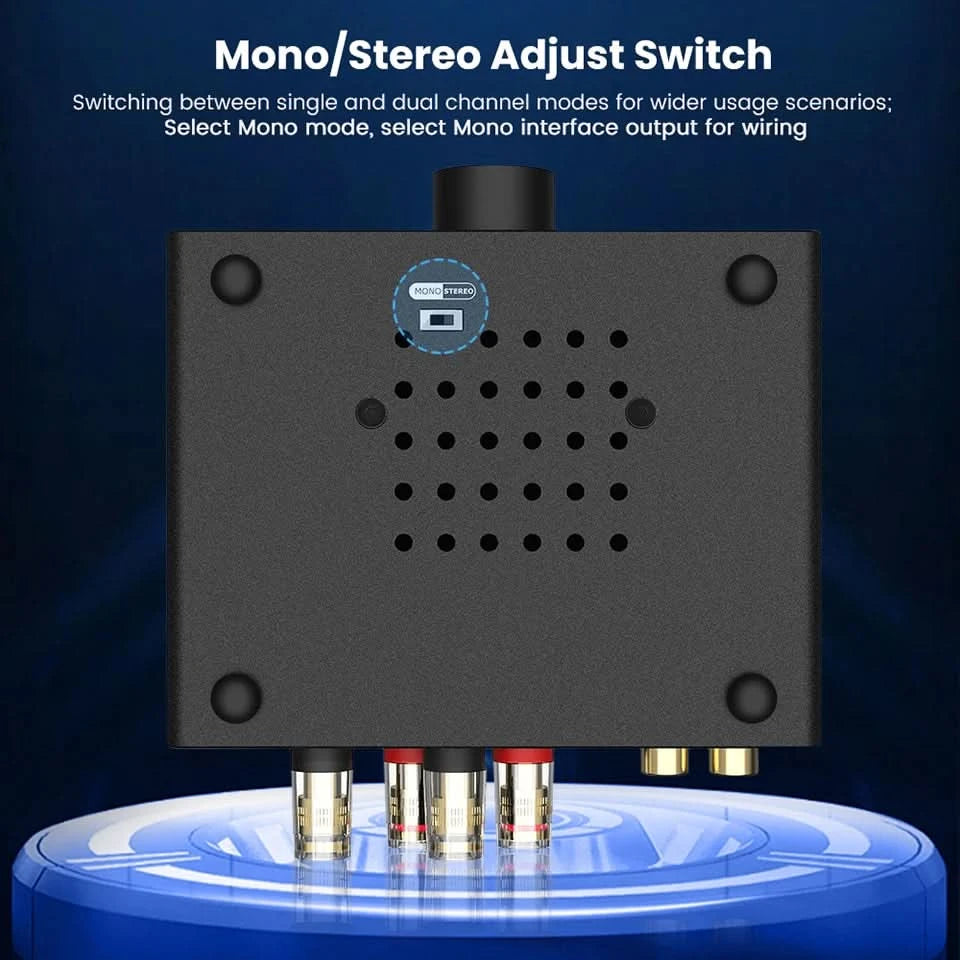 AIYIMA Audio A07 MAX Stereo Amplifier 300W X2 TPA3255 Power Amp 2 Channel Bridgeable Mono 600W  Amplifier for Passive Speaker