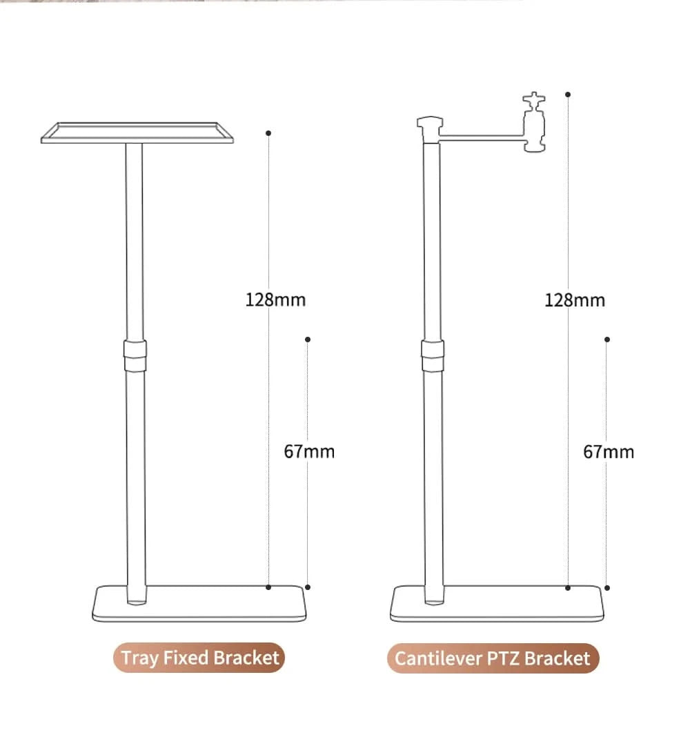 Projector Brack Floor Support Stand Metal Holder Multi-angle Adjustable 360 °Rotating Projector Bracket for Film Video Projector