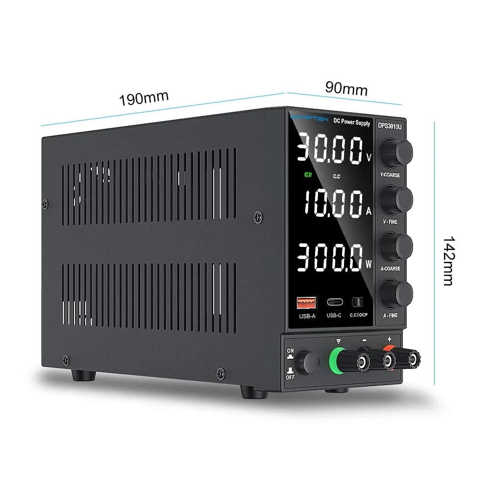 Wanptek Adjustable DC power supply 30V 10A 60V 5A Lab Bench Power Source Stabilized Power Supply Voltage Regulator Switch 220V