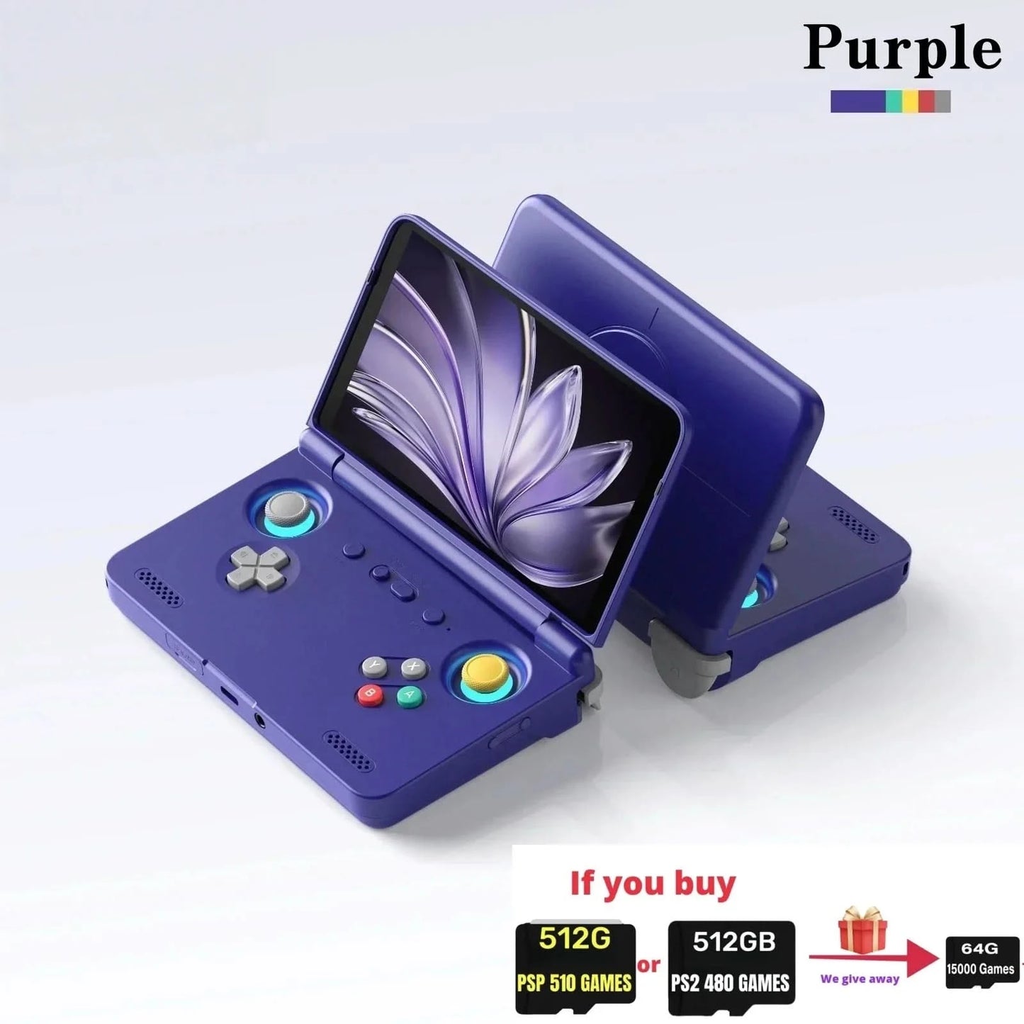 Retroid Pocket Flip 2 RP Flip 2 Retro Handheld Game Console Video Game Console 5.5''AMOLED Touch Screen PSP PS2 SD865 Android13