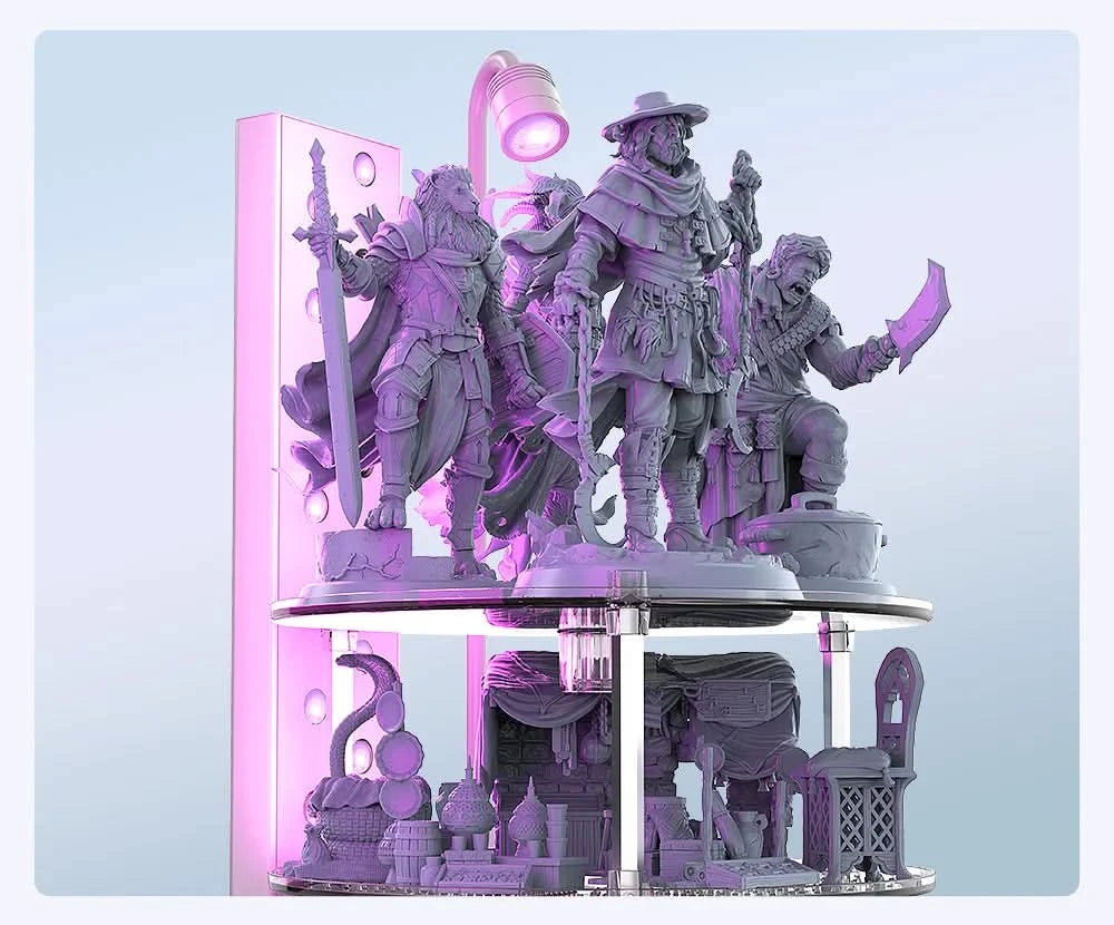 ANYCUBIC Wash & Cure 3 Plus Washing Curing 2 in 1 Machine For 12K Mono M5s 6K Mono X 6Ks LCD 3D Printer 3D Printing Models