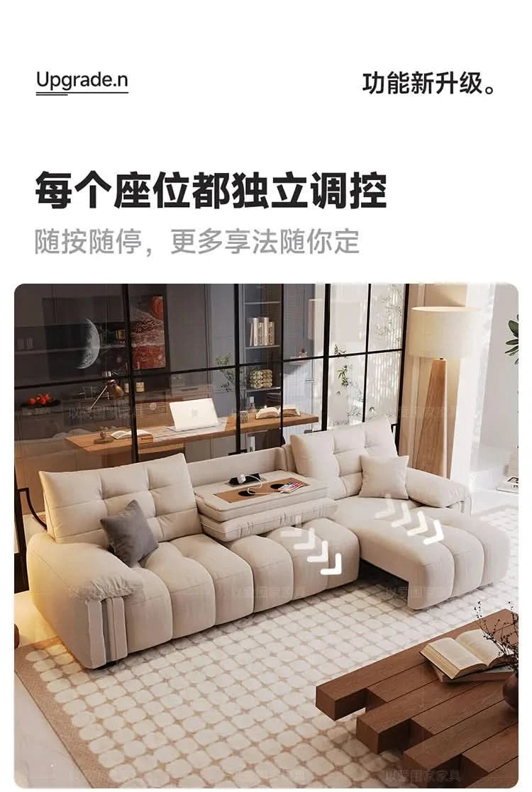 Multifunctional Lounge Electric Sofa Modern Fashion Retractable Sofa Bed Luxury Modern Full Size Frame Furniture Living Room