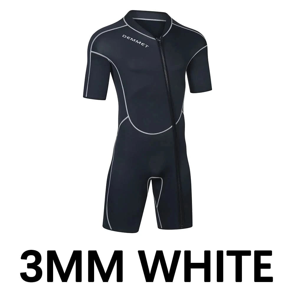 Scuba wetsuit 1.5MM-3MM One-piece neoprene Men Women Full Body Wetsuit Sunscreen White Warm Swimsuit Swimming Surfing Snorkeling