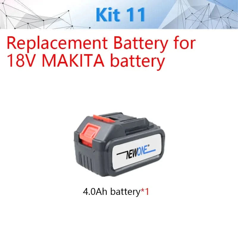 Cordless Anti-Vibration Oscillating Multi Tool Electric Renovation Power Tool  Multi-function Machine For Makita 18V Battery
