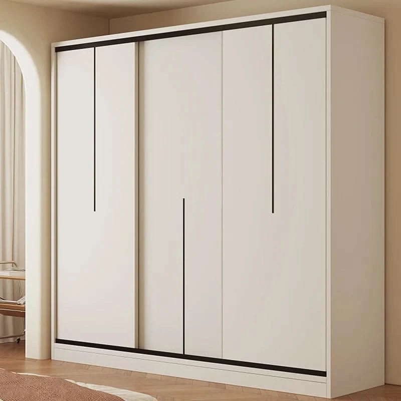 ZEco White Design Wardrobes Organizer Sliding New Bedroom Closet Wardrobe Cabinets Storage Shelf Armoires De Chambre FurnitureZ