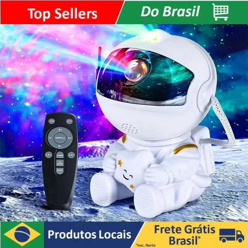 Astronaut Starry Sky Projector, Galaxy Night Light, Starry Sky Projector, LED Astronaut Light, Quarto e sala de jogos