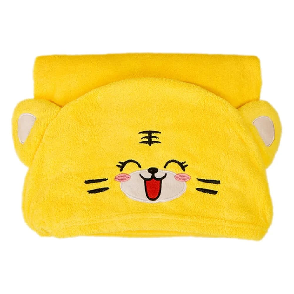 Toalha de Banho  Bebê Com Felpuda Capuz Infantil Recém Nascido com Orelhinha Menino e Menina 138*68cm --RISOVIT FTB0632