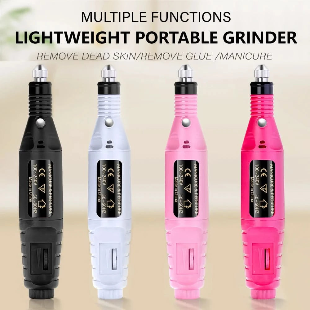 Strong Electric Nail Sander Nail Drill Machine Grinding Equipment Milling Cutter For Manicure Pedicure Polishing Tools