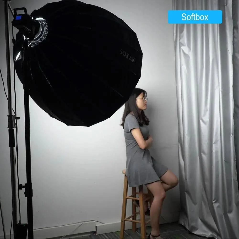 Sokani Deep Octagon Softbox 90cm for Sokani X100 Colbor CL100 Aputure Amaran 300c 200XS 60X S Godox Bowen Mount Light