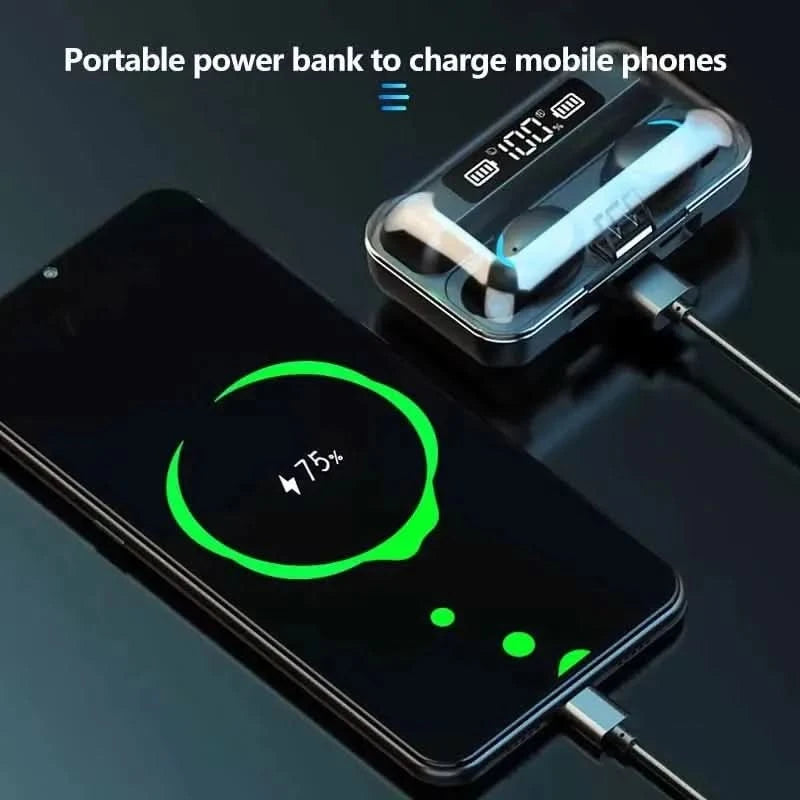 Brazil Fones de ouvido F9-5 Bluetooth sem fio Fones de ouvido Bluetooth com display LED enviados do Brasil