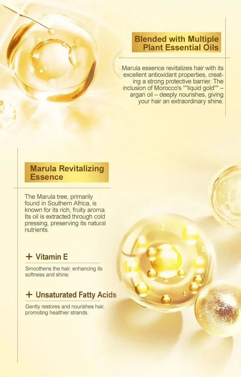 Moroccan Hair Care Essential Oil Nourishes Hair Nut Oil Smooths Brightens Softens Hair essence Repairs Scalding Damage Hairy Dry