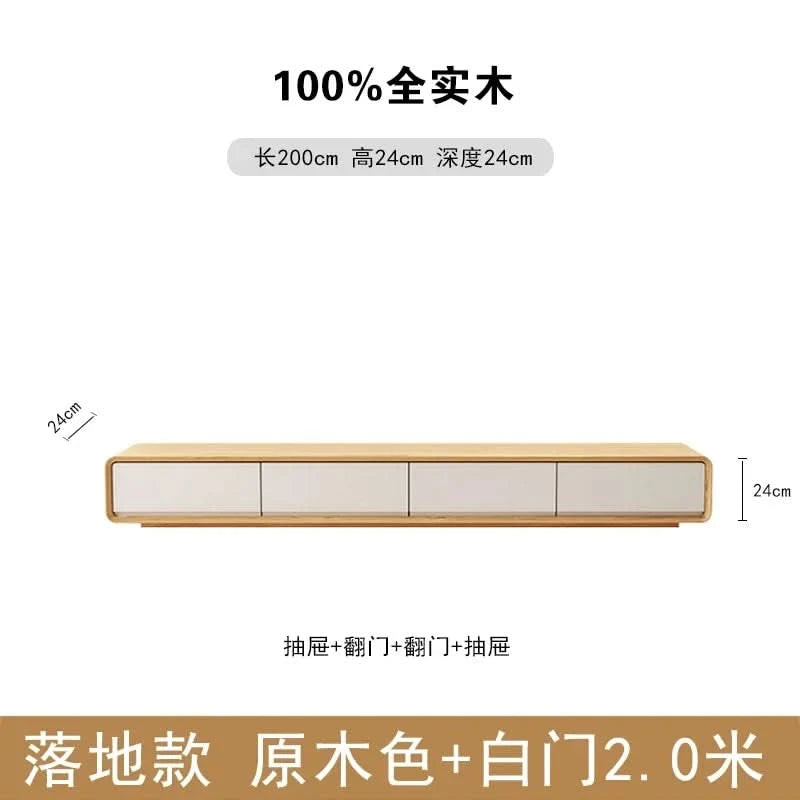 Wooden Long Tv Table Modern Design Nordic Accent Luxury Decoration Fashion Tv Stands Interior Archivadores Room Decorations