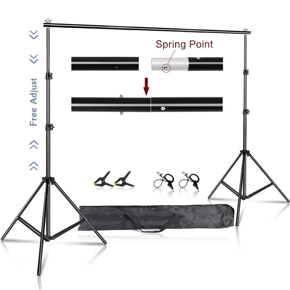 SH 2.6m*3m Suit Adjustable Backdrop Stand for Photography Wedding Photo Studio Backdrop Video Background Frame
