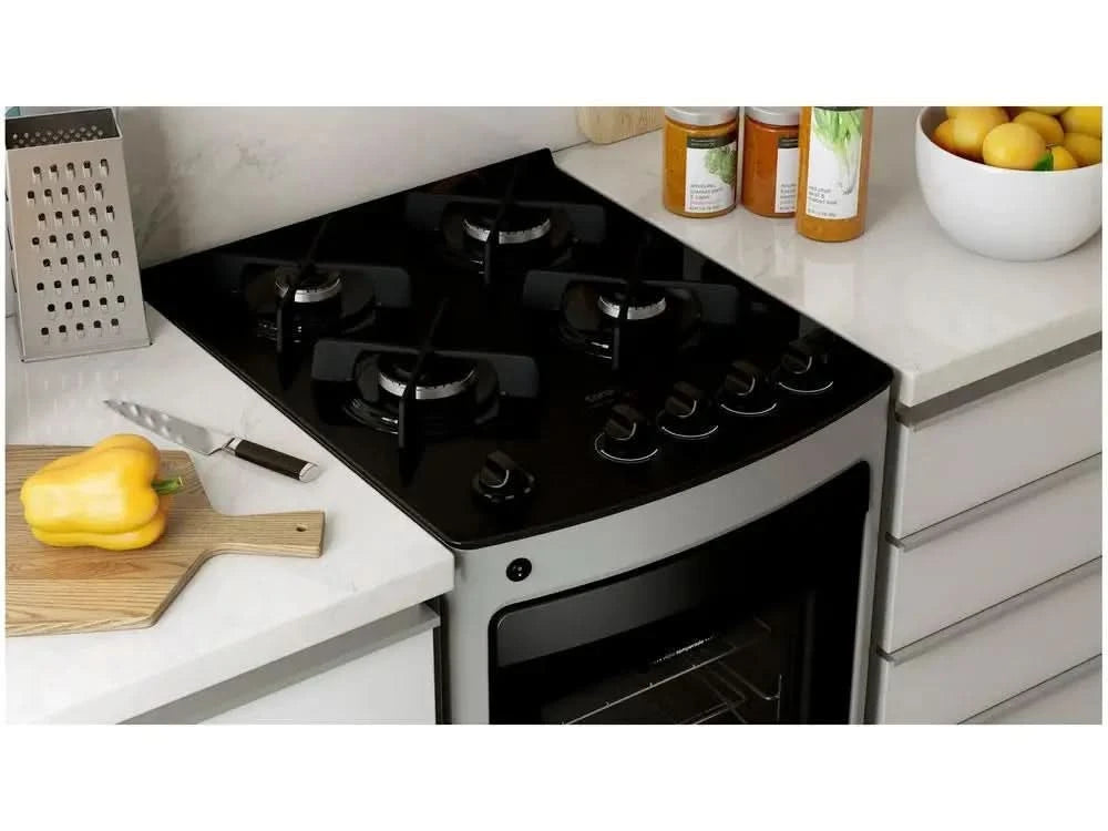 4 Stove Consul Inox Glass Table CFO4VARUNA - Bivolt