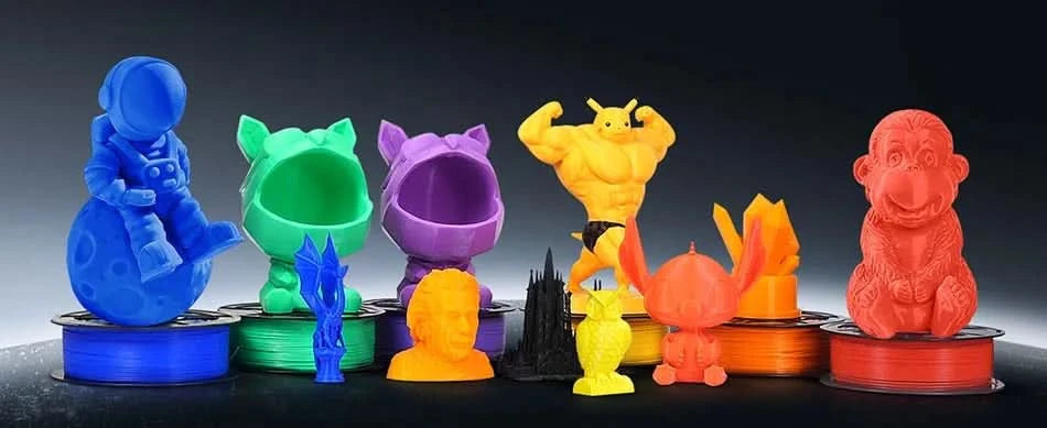 JAYO PLA Filament 1.75MM 5Rolls 3D Printer Filament PLA 100% No Bubble for FDM Coloful 3D Printing Material DIY Gift