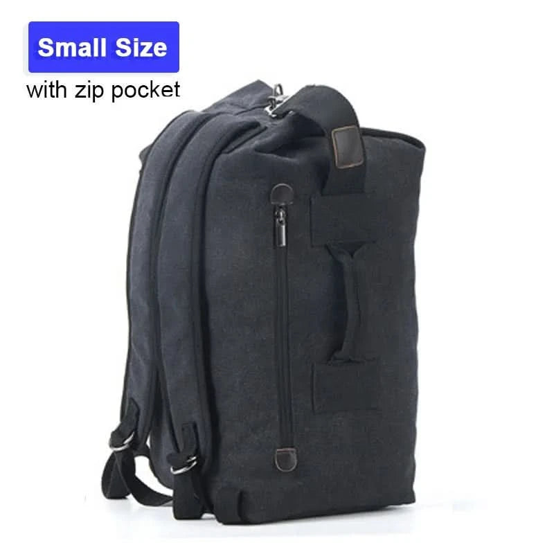 Outdoor Travel Bag Backpack Fashion Large Capacity Rucksack Man Light weight Male Luggage Canvas Bucket Shoulder Bags for Men