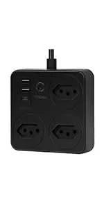 Smart Switch mit Steckdose, brasilianischer Netzfilter, Smart Plug, USB-Steckdose, Smart Switch, Smart Socket