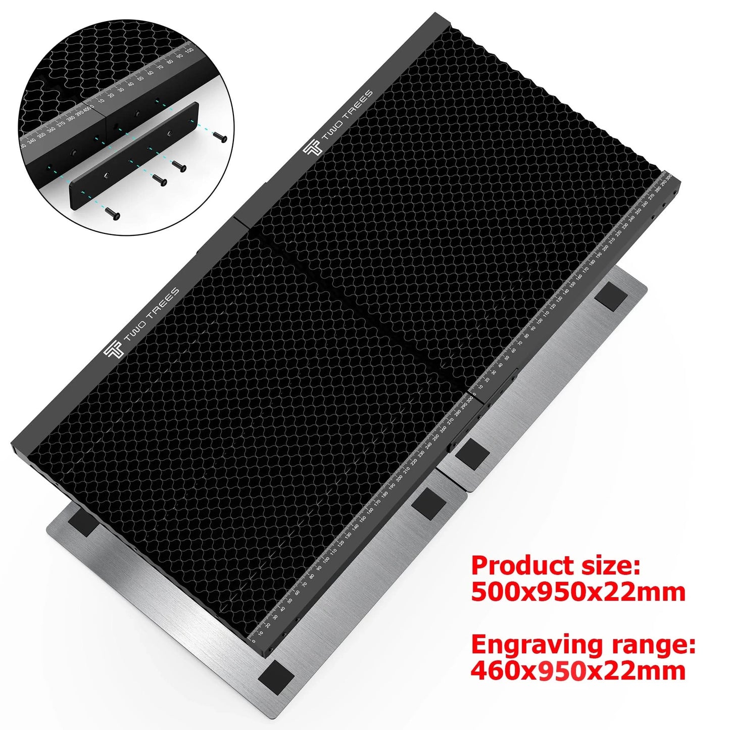 TWO TREES 2 in1 Spliceable Honeycomb Working Table Extra large carving area Honeycomb laser cutting bed laser machine honeycomb