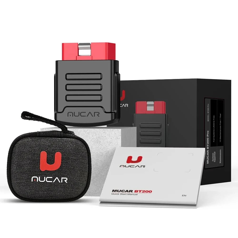 MUCAR BT200 & BT200 Pro Obd2 Diagnostic Tools Bluetooth obd 2 Scanner Automotriz Code Reader All System Diagnosis Free for Life