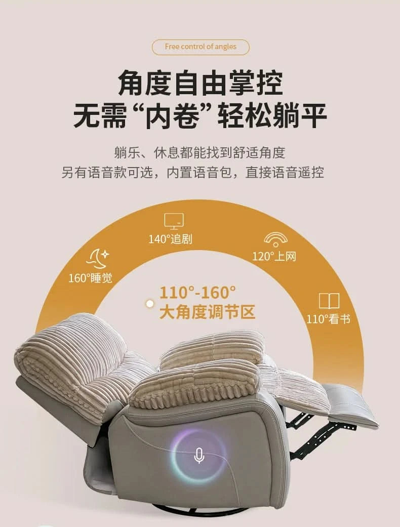 Lounge Recliner Living Room Sofa Game Cushion Relax Cinema Sofa Comfortable Minimalist Divani Da Soggiorno Home Furniture