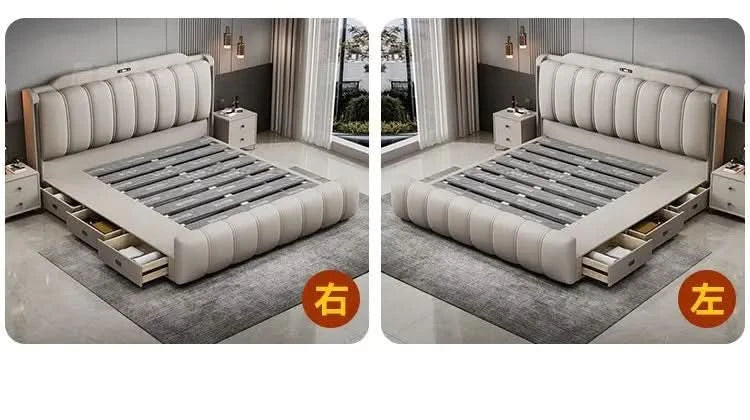 Bedsrooms Uniques Beds Frame Headboard Modern Luxury Beds Twin Storage Camas De Casal De Luxo Home Furniture Accessories