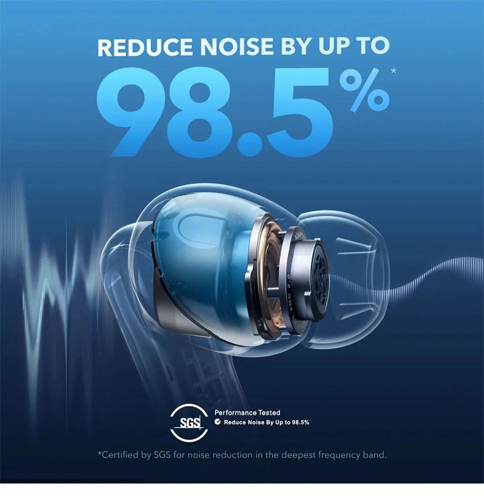 Soundcore by Anker Liberty 4 NC Wireless Noise Cancelling Earbuds Earphone Wireless Bluetooth Headphones TWS Wireless Earphones